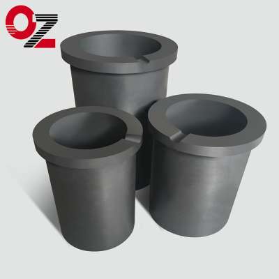 homogeneous structure graphite crucible for electric arc furnace power