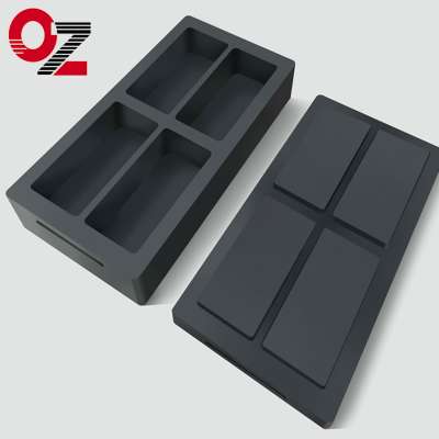 High pure molded graphite melting ingot mold for gold